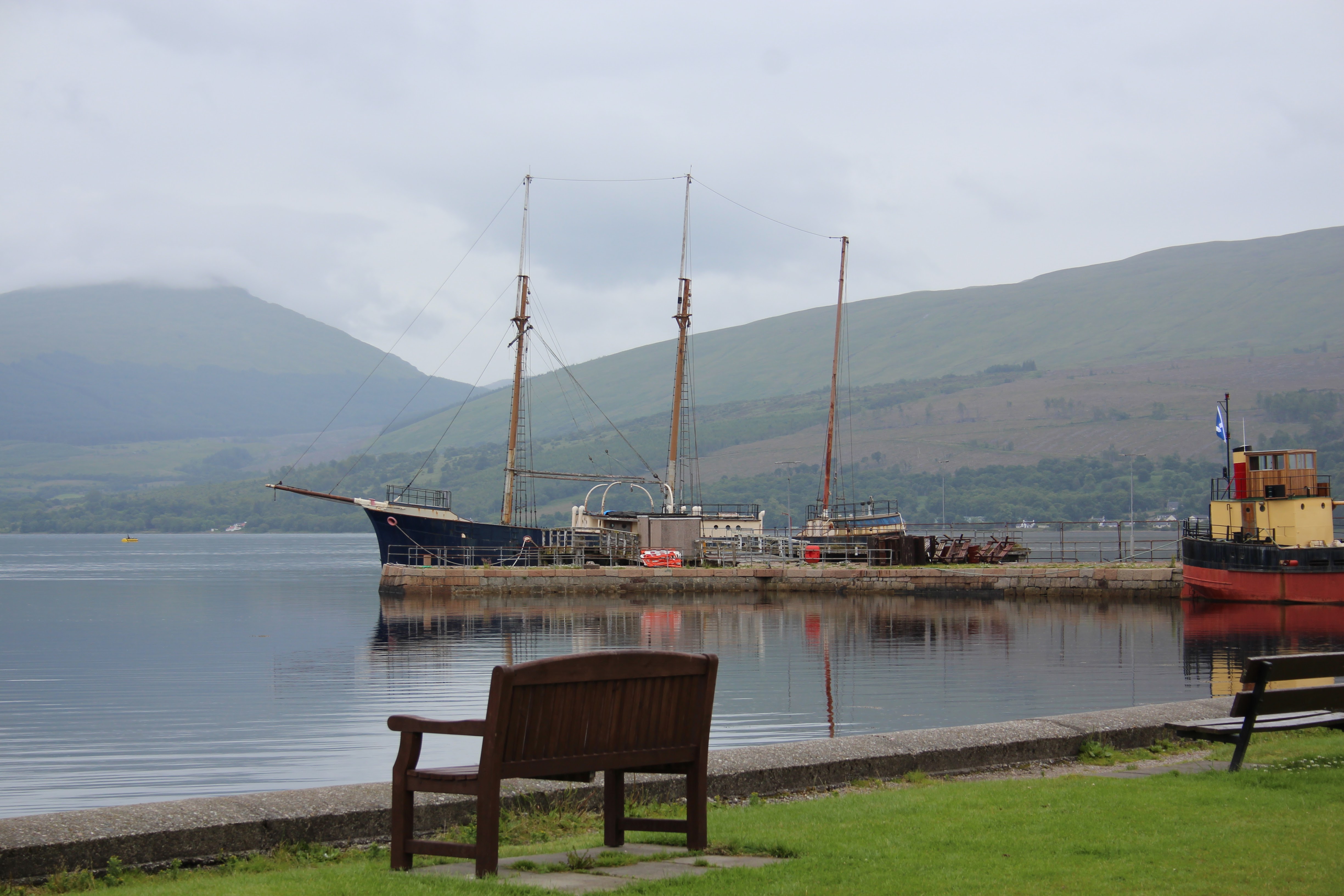 Altes Schiff auf dem Loch Fyne