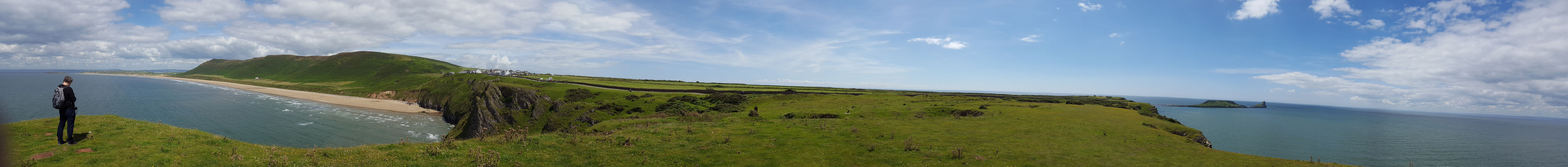 Rhossili Bay Panorama
