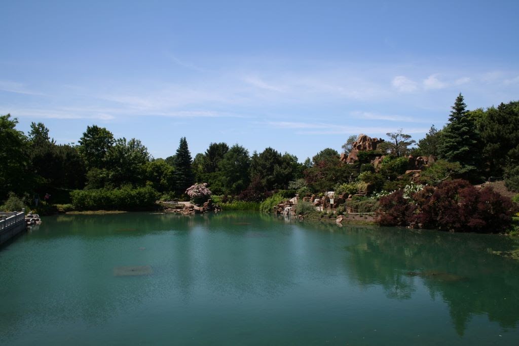 Chinesicher GArten im Botanischen garten Montreal