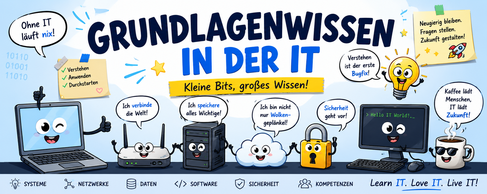 Lustiges Bild zum Thema Grundwissen in der It